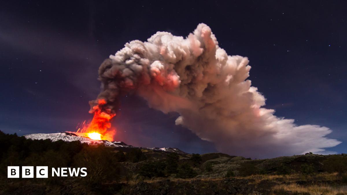 Mount Etna is 'sliding towards the sea' - BBC News