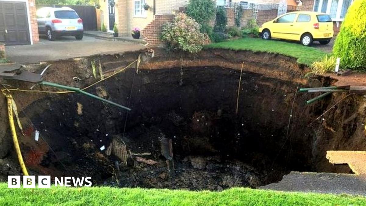 This is what makes a sinkhole open up - BBC News