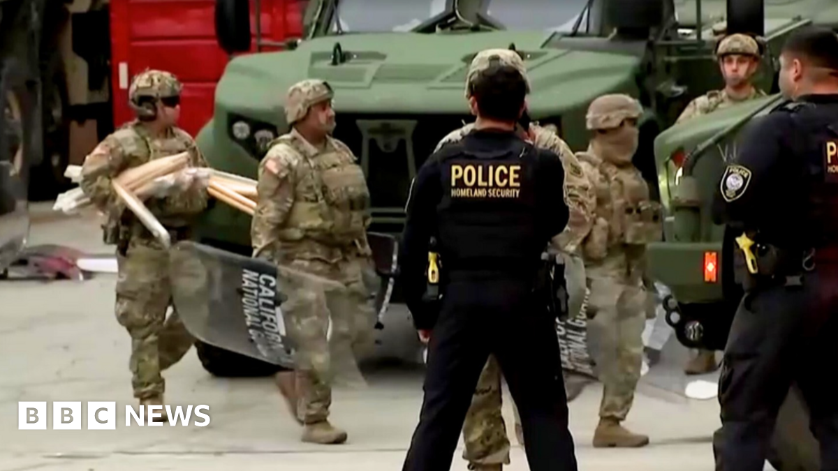 Los Angeles protests live: First troops arrive in LA after Trump signs order to send 2,000 National Guardsmen
