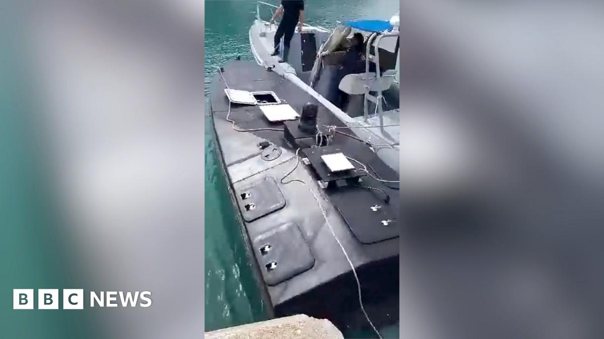 Greek authorities conduct controlled blast of mystery naval drone explosives