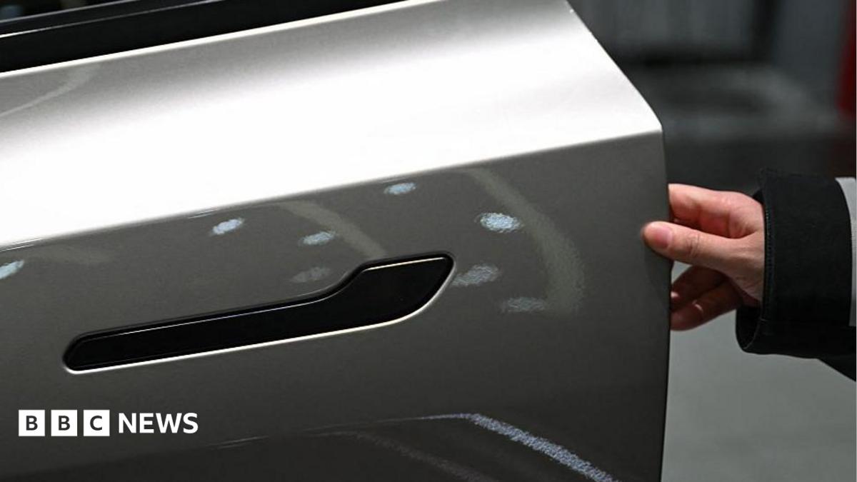 Nearly 3 million Teslas recalled in China over hidden door handles
