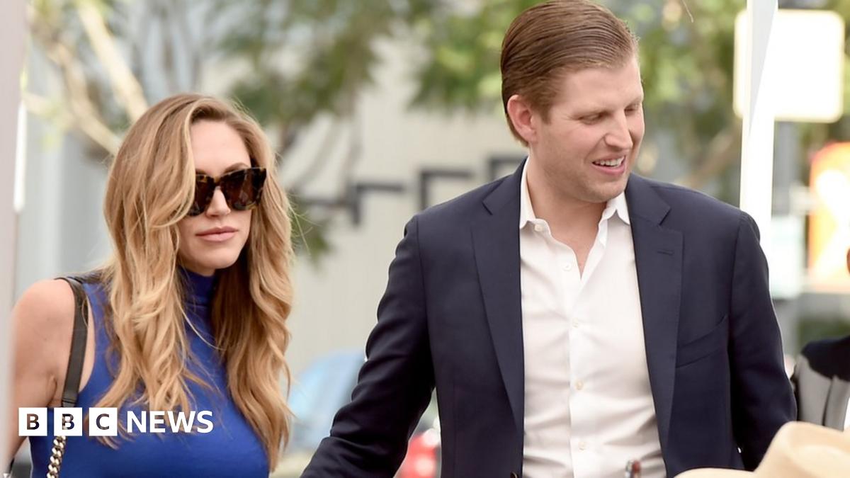 Eric and Lara Trump announce pregnancy - BBC News