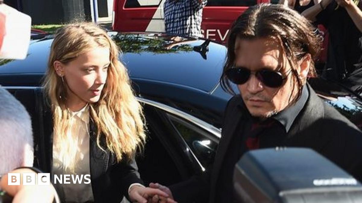 Depp's wife Amber Heard avoids Australia dogsmuggling conviction BBC(02)