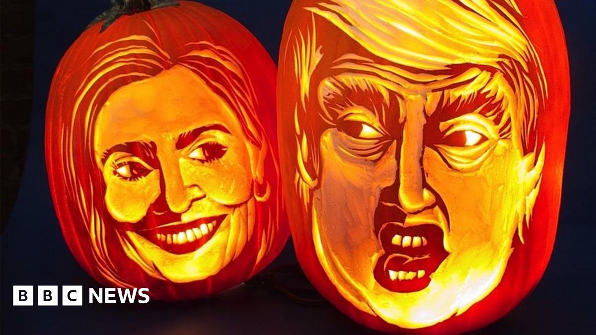 'Trumpkins' and Clinton pumpkins keep carvers busy this Halloween BBC