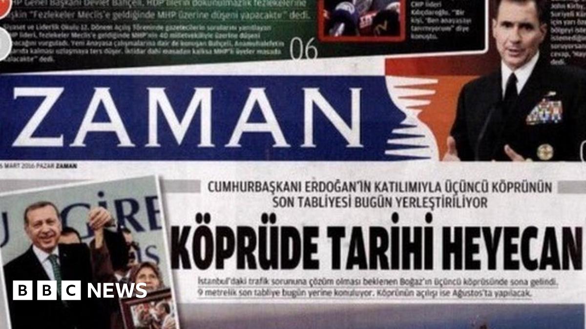 Zaman newspaper: Seized Turkish daily 'now pro-government' - BBC News