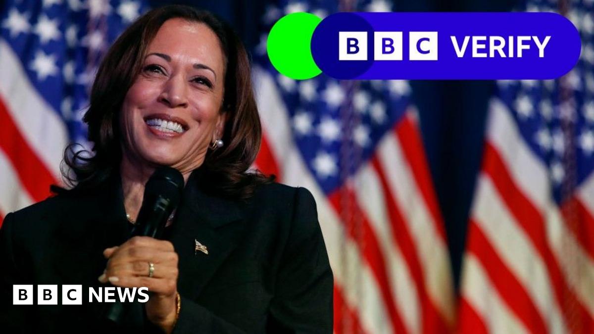 Fact Checking Kamala Harriss Media Blitz Bbc News 4713