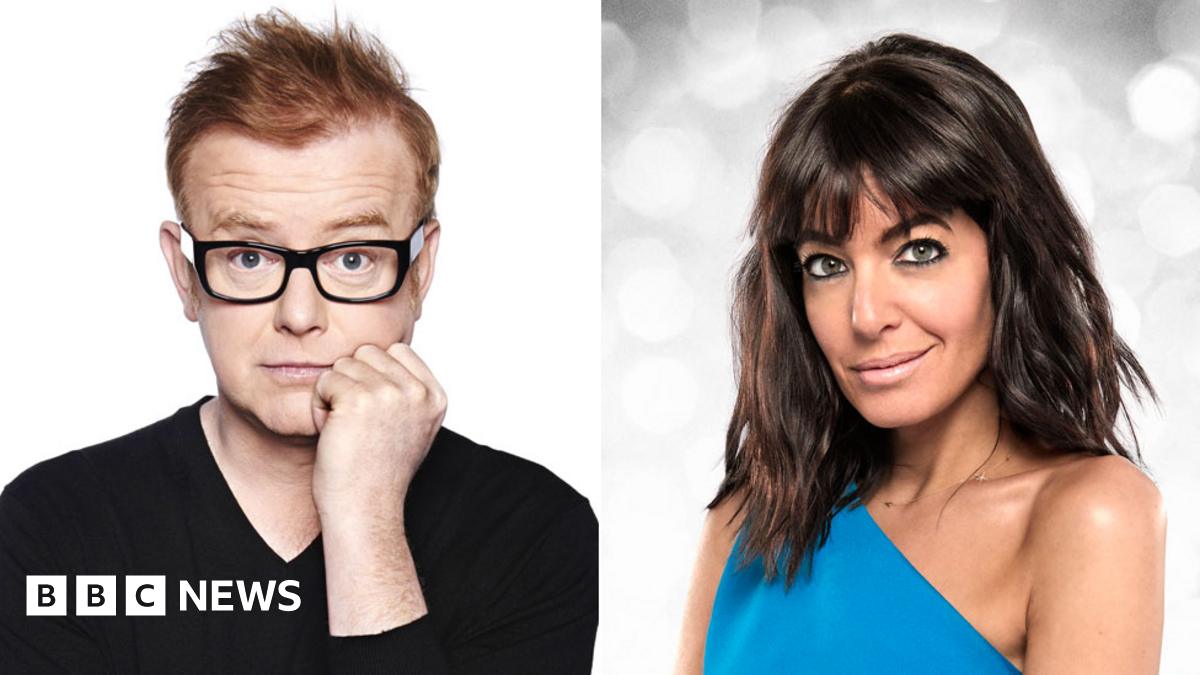 Chris Evans and Claudia Winkleman