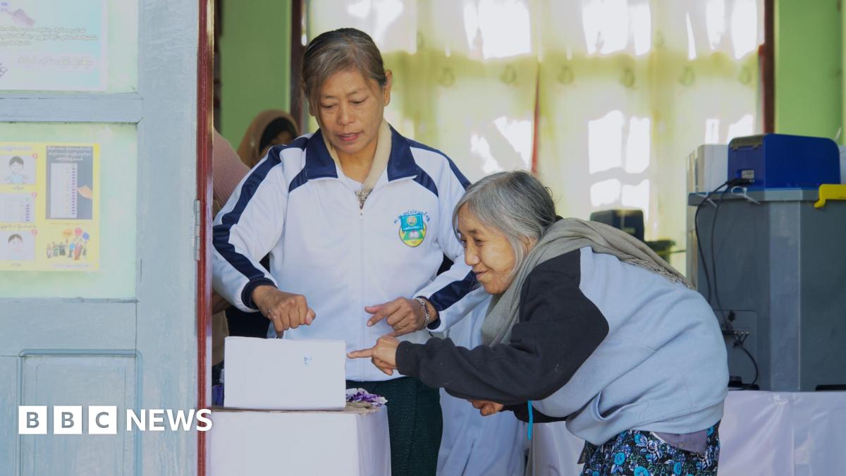 Final round of voting closes in 'sham' Myanmar election