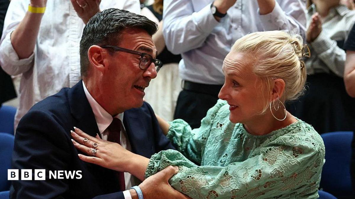 Who is Andy Burnham's wife, Marie-France van Heel?