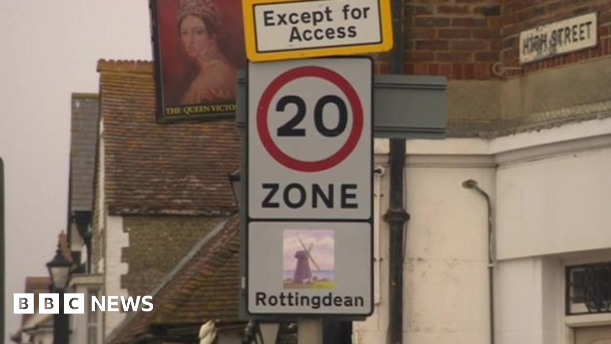 Sussex 20mph speed limits not enforced - BBC News