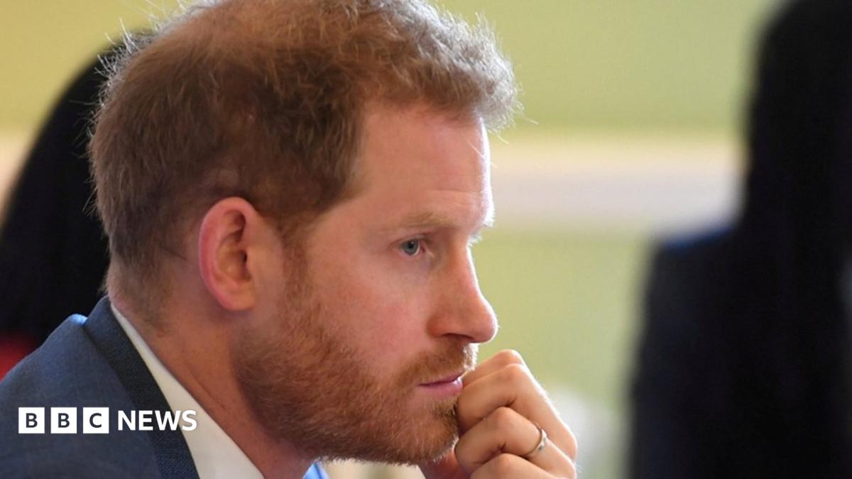 2019 file picture of Prince Harry, Duke of Sussex at Windsor Castle