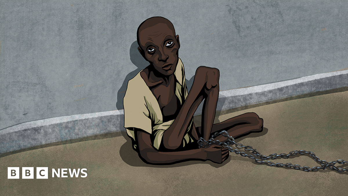 Why some Nigerian families lock up children and the mentally ill - BBC News