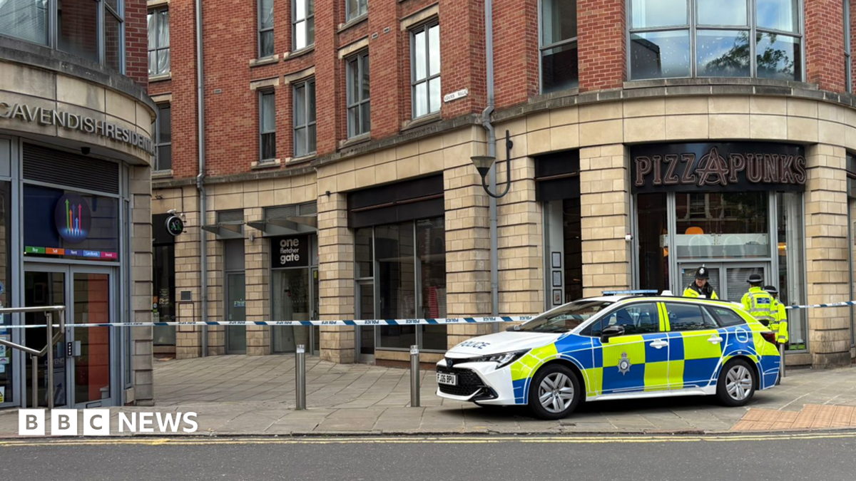 bbc.co.uk - Isaac Ashe - Nottingham city centre alleyway cordon for rape investigation