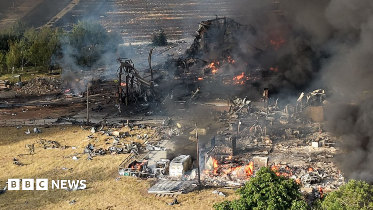 Twenty firefighters taken to hospital after explosion in Essex