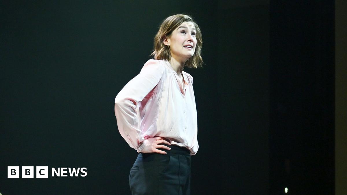 Rosamund Pike challenges audience member during Inter Alia