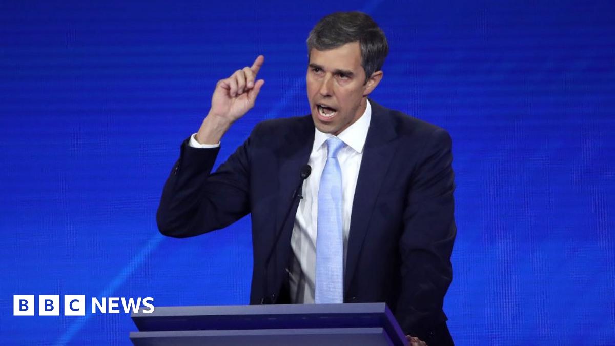 Beto O'Rourke reports Texas legislator over rifle 'threat' BBC News(00)