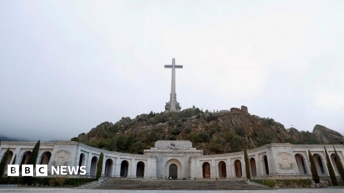 A general view of the Valley of the Fallen mausoleum in San Lorenzo de El Escorial, Spain, October 13, 2019