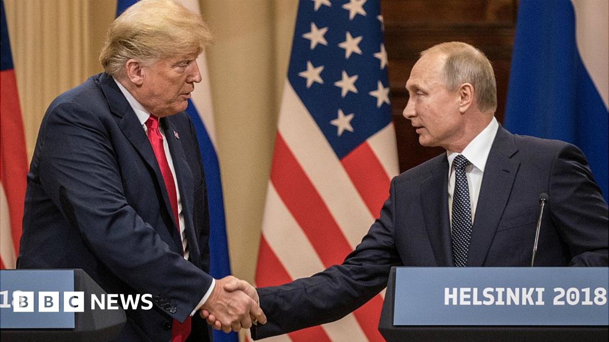 Presidents Trump and Putin in Helsinki, 16 June
