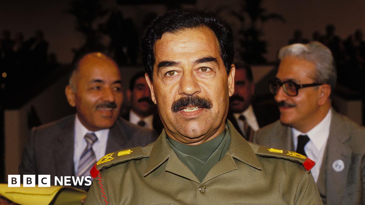 Saddam Hussein, pictured in 1987