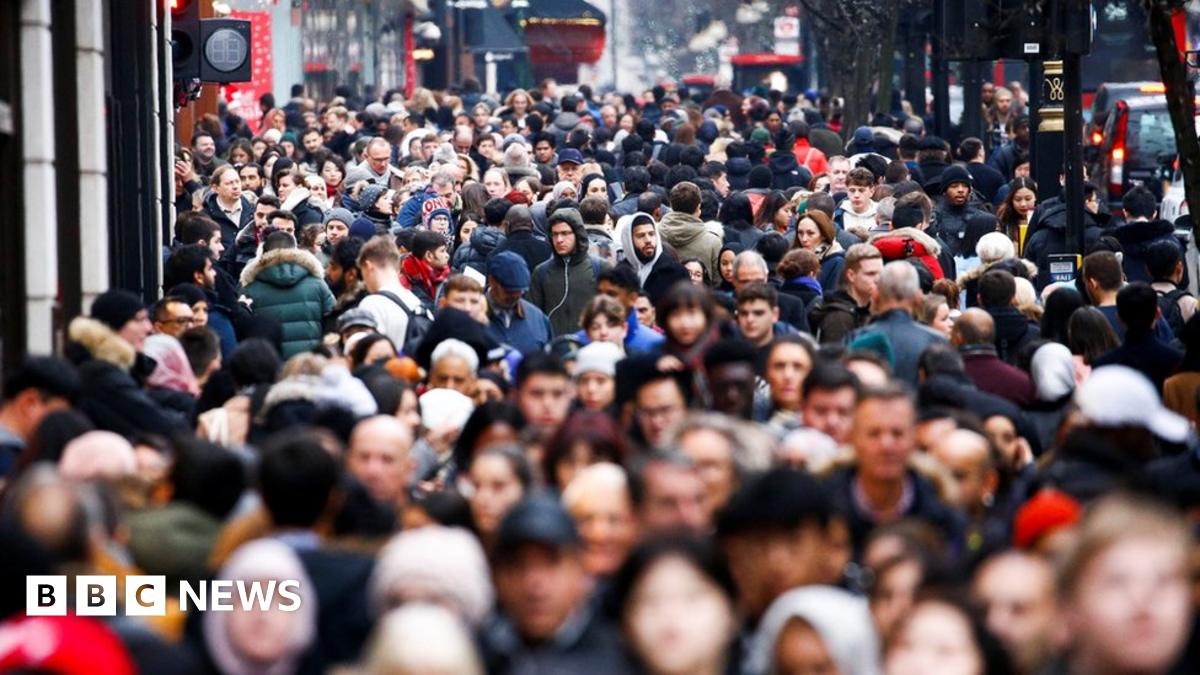Shoppers on Oxford Street, London