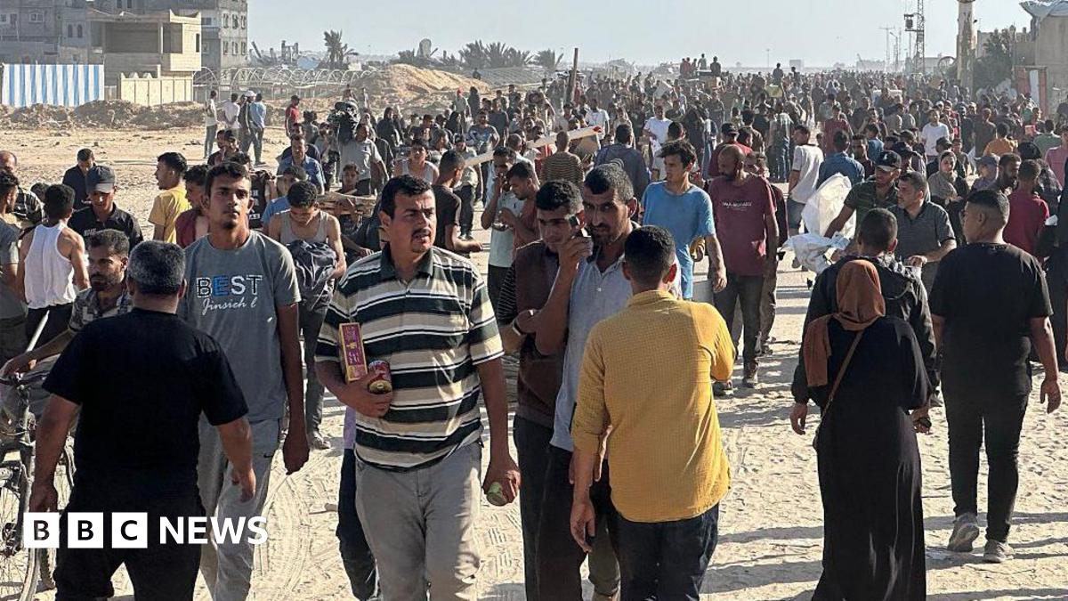 Gaza: At least 15 killed in Israeli fire near aid centre, say medics