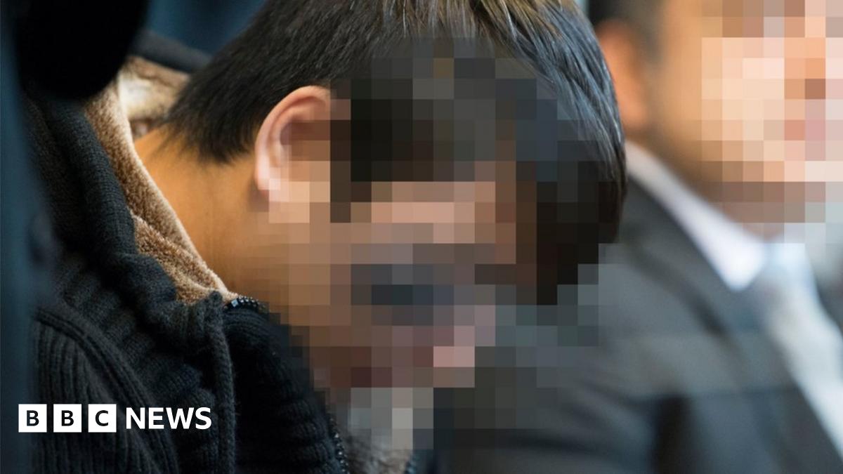 Hussein Khavari waits at a court room prior to the expected proclamation of sentence at the regional court in Freiburg