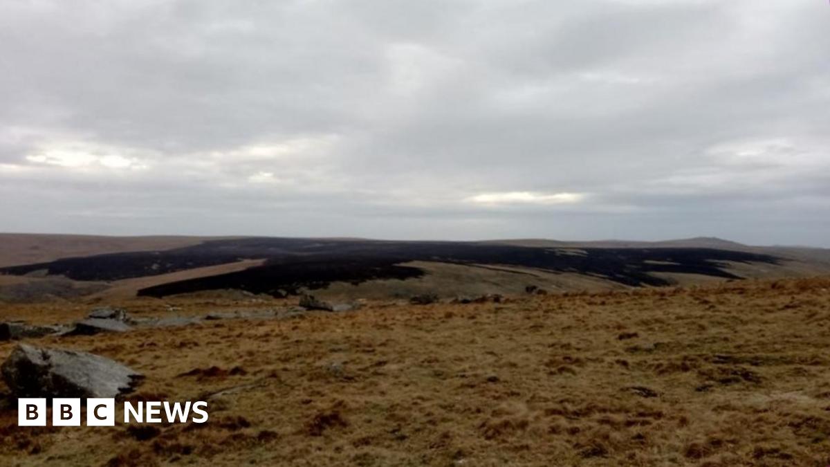 Dartmoor blaze: 'Extremely dangerous' fire near Tavistock is out - BBC News