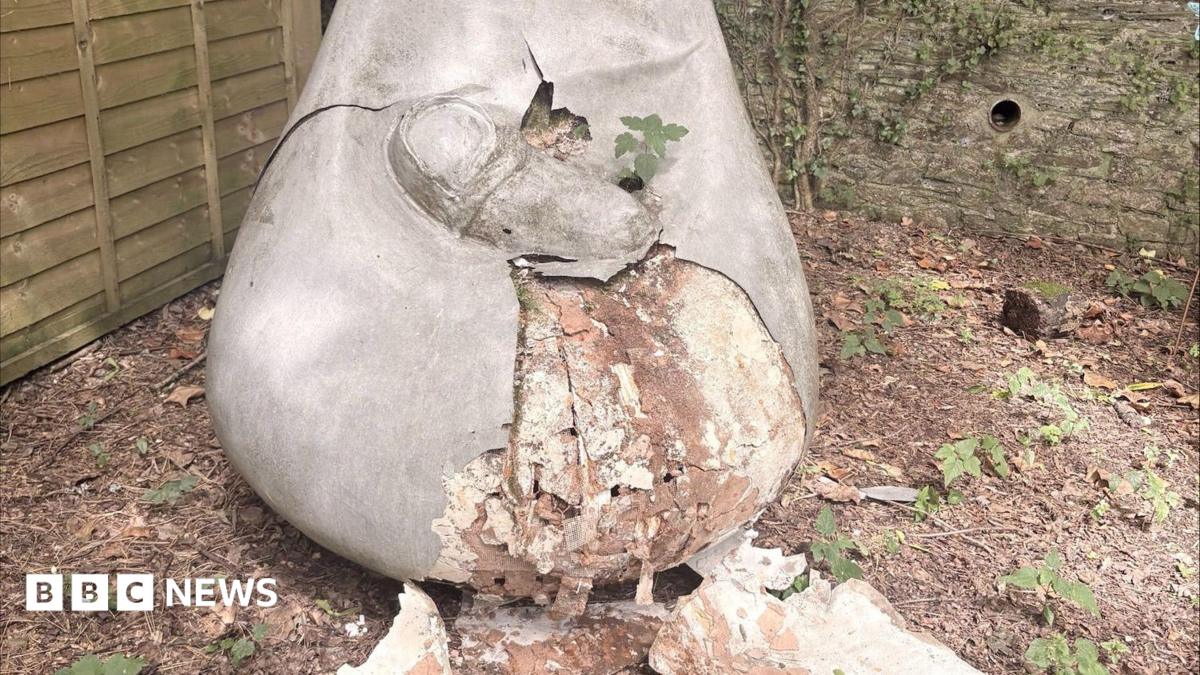 Plymouth children's memorial statue damaged beyond repair