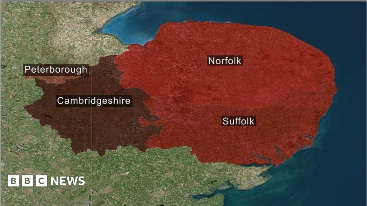 East Anglia Devolution Proposal Splits Counties BBC News 90017570 Map 