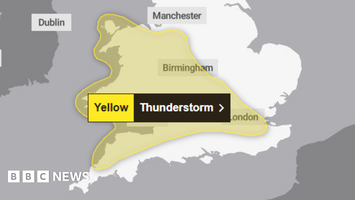 UK weather: Thunderstorm and flood warning for England and Wales