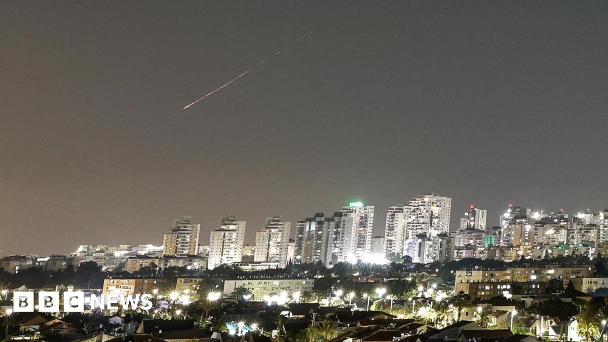 The Iranian attacks followed Israeli strikes on Beirut. US President Donald Trump had urged Israel not to respond with attacks on Iran.