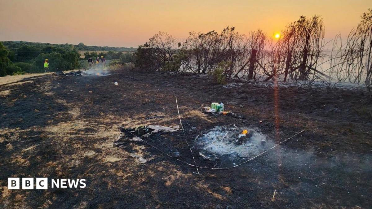 Wareham Dorset camping stove fire hits Rustic Stomp site