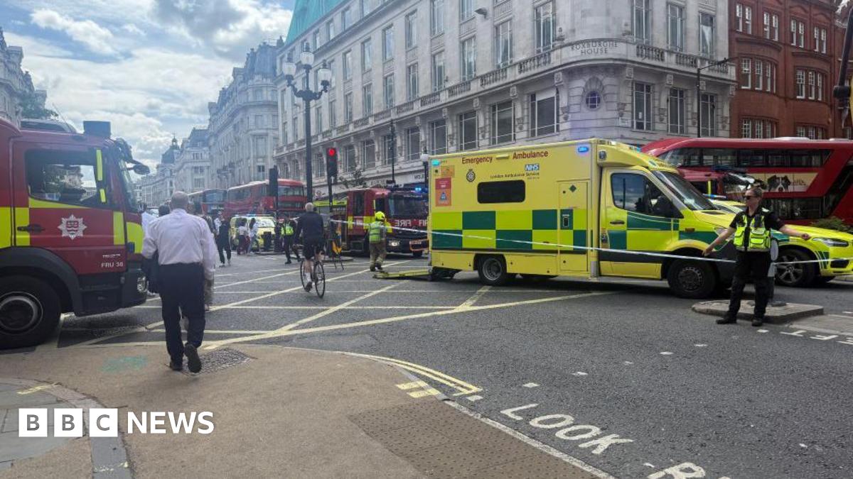 Regent Street bus crash leaves man in life-threatening condition