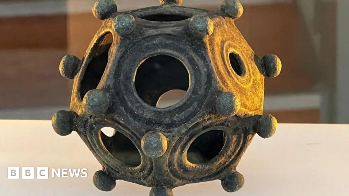 Roman dodecahedron that baffled experts stays on show in Lincoln BBC News