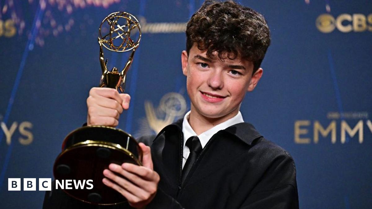 Adolescence star Owen Cooper makes Emmys history as youngest ever male winner