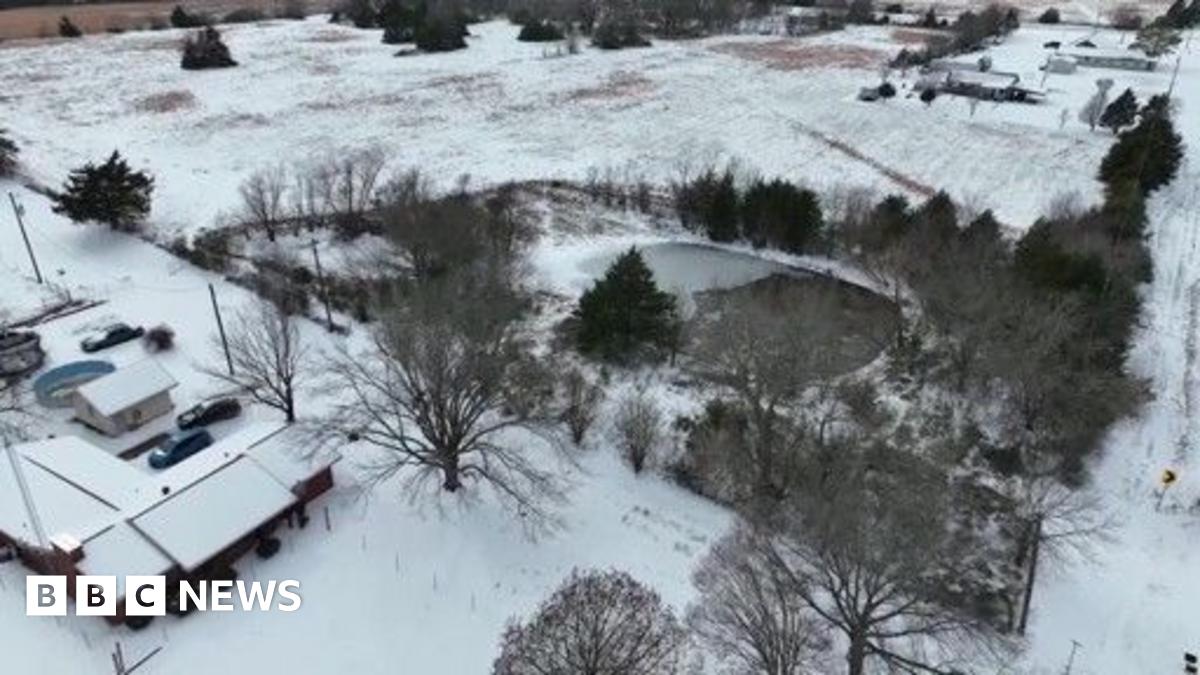 Three brothers die after falling in frozen Texas pond