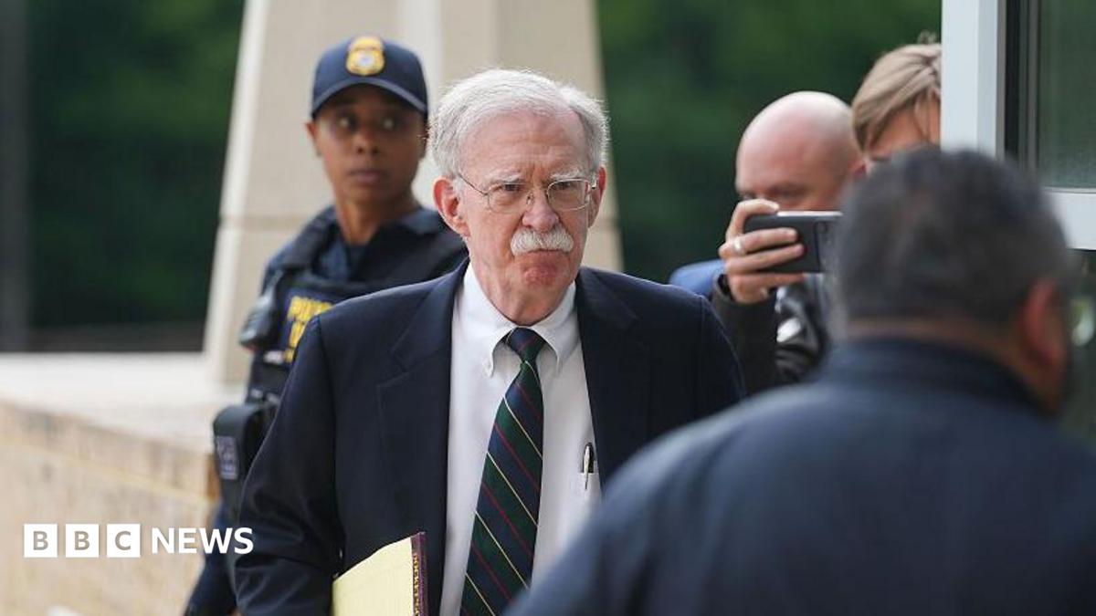 Ex-Trump adviser John Bolton pleads guilty to mishandling classified documents