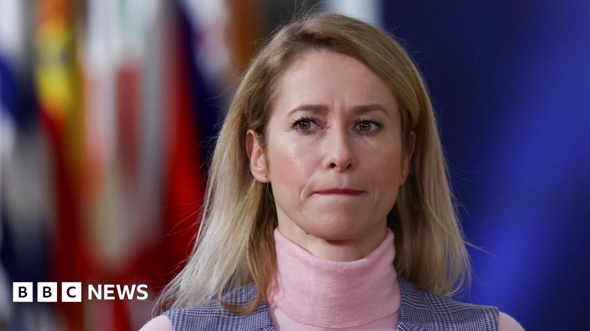 Head shot of Kaja Kallas, the European Union High Representative for Foreign Affairs and Security Policy, and European Commission Vice-President. She is a woman with shoulder-length blonde hair, looking slightly away from the camera. 