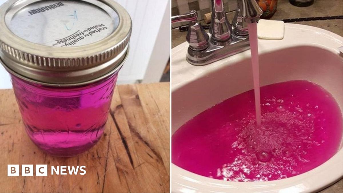 韓国　マルチポジャギ　「Water in Pink」116 Very, very pink' tap water shocks Alberta town residents - The