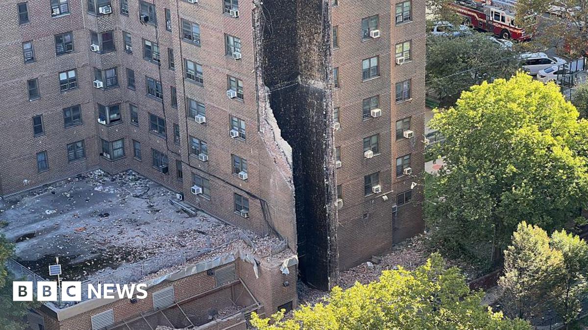 No injuries after New York high-rise partially collapses, says city mayor