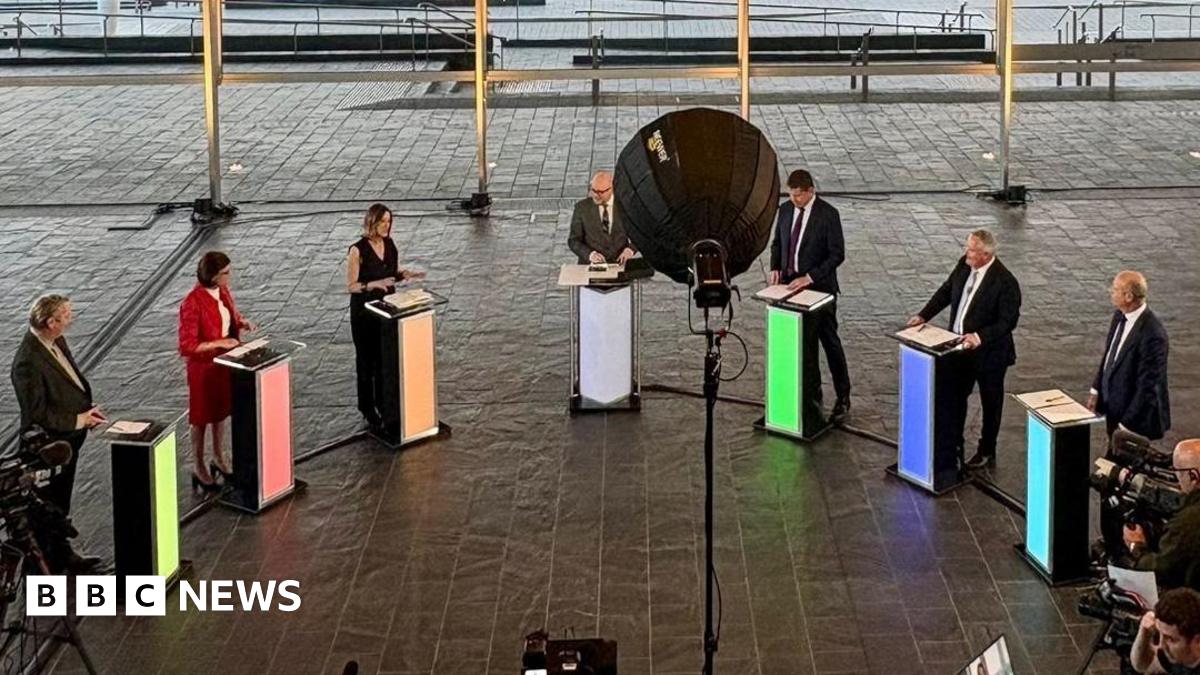 bbc.co.uk - Mark Palmer - Feisty exchanges over NHS as Wales' party leaders go head-to-head in ITV debate