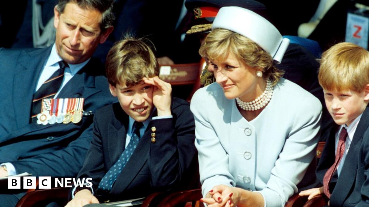 Prince Charles, Prince William, Princess Diana and Prince Harry