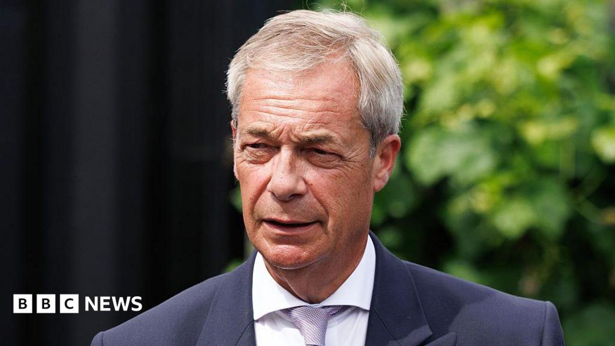 Man arrested over threatening to shoot Farage in social media post