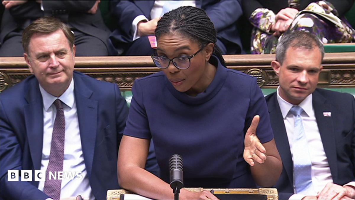 Keir Starmer dithering over defence spending, says Kemi Badenoch