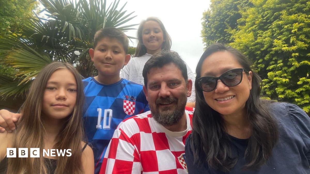 England v Croatia: Families split on who to support at World Cup