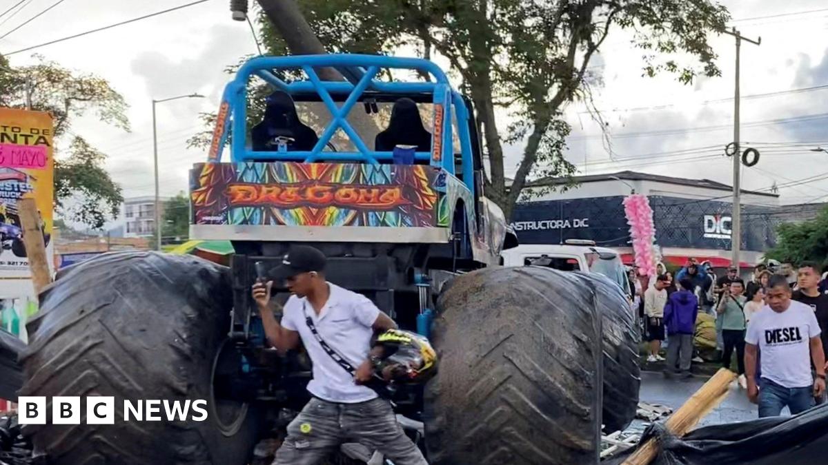 Colombia: Three dead after monster truck crashes into crowd