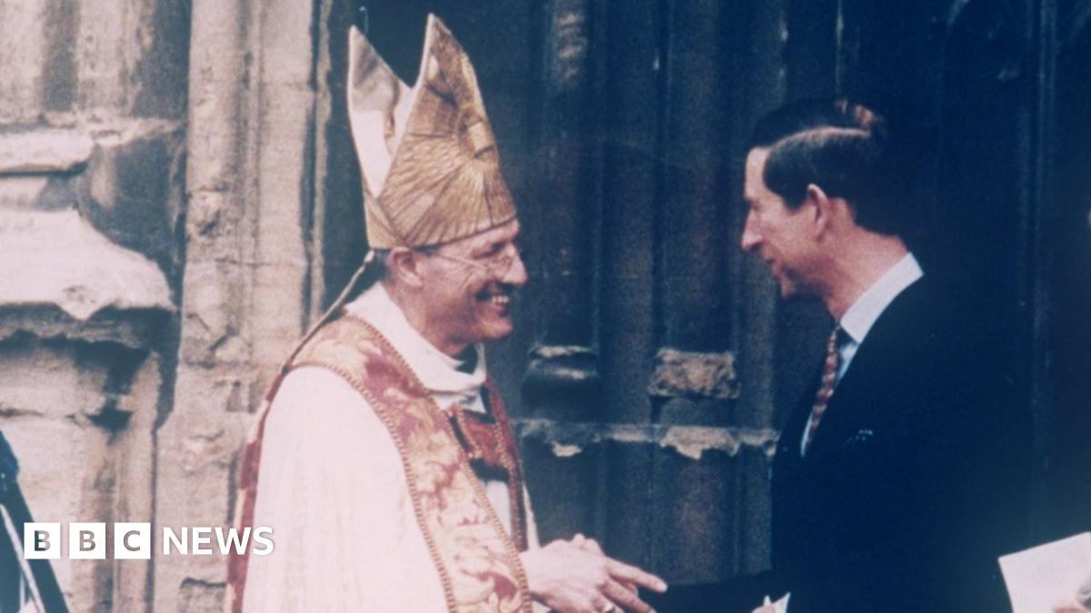 Prince Charles and Bishop of Gloucester Peter Ball - April 1993