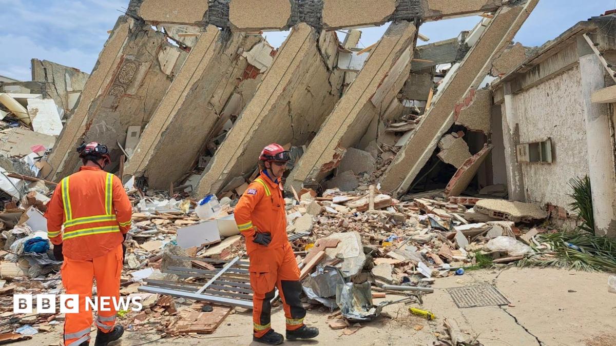 Scottish firefighters help earthquake rescue efforts in Venezuela