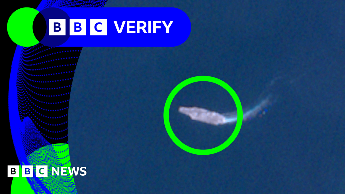 BBC Verify: Satellite image confirms US aircraft carrier off Oman as pressure builds on Iran thumbnail
