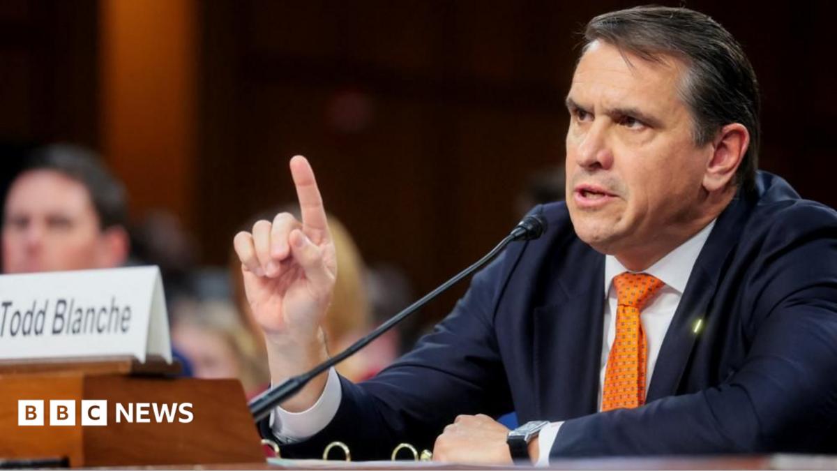 Todd Blanche faces Senate hearing to be Trump's attorney general - BBC